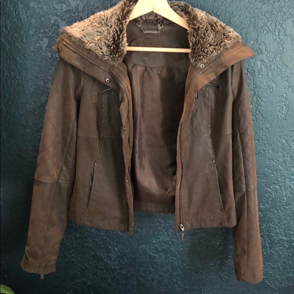 Jou Jou Faux Fur Polyester Jacket